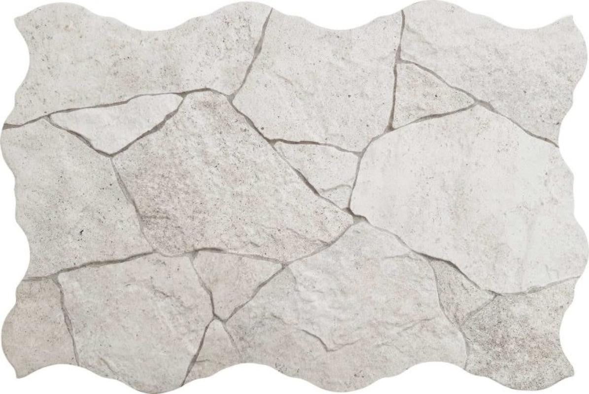 Gres Porcelánico Imitación Piedra Borgogna Flagstone White 17x26