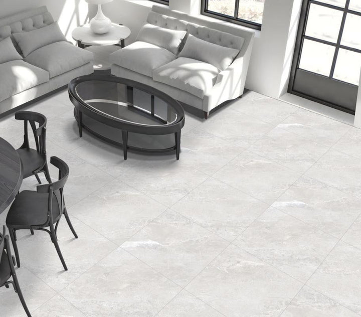Silver Slate 24x24 Slate Look Porcelain Tile