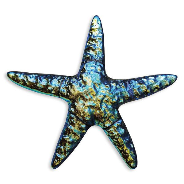 Fusion Starfish Rainbow 5" Glossy Ceramic Accent Tile