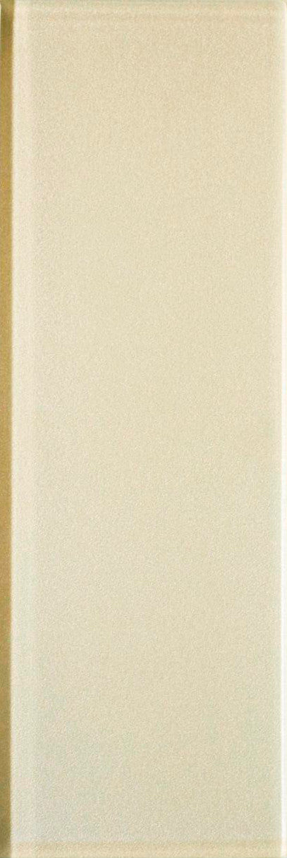 Cream Mist 3x9 Metallic Glass Tile
