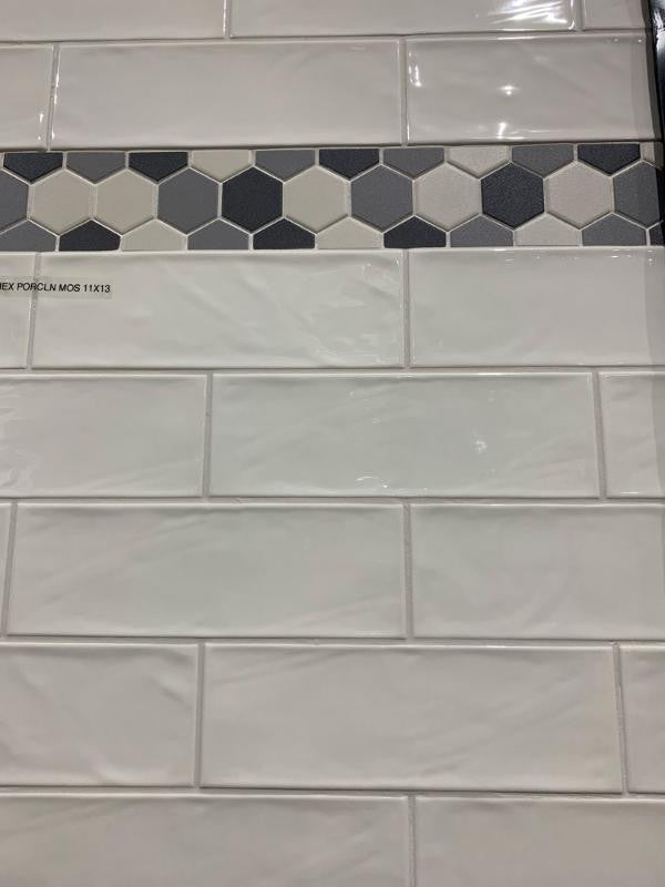 Boulevard White 4x12 Ceramic Subway Tile