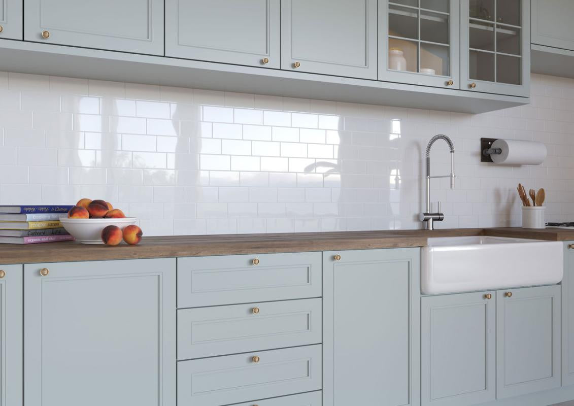Natural Branco Glossy 4x16 Ceramic Subway Tile