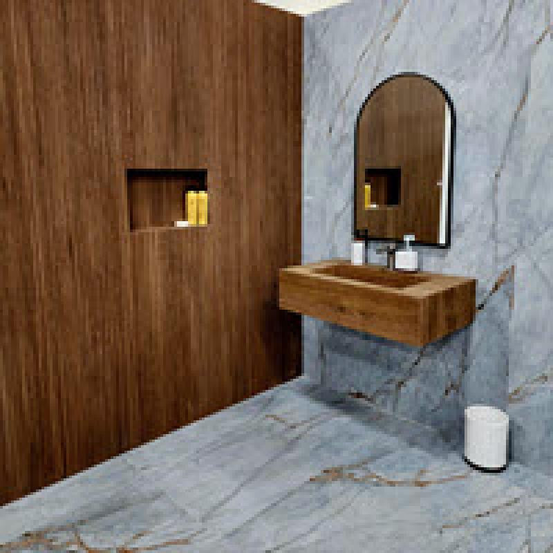 Panel de porcelana Coverlam Blue Roma 48x109