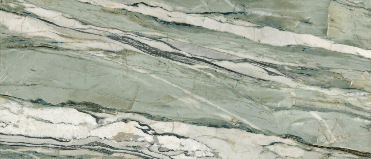 Marmoteca Verde Picasso Lux3D 48x110 Marble Look Porcelain Tile