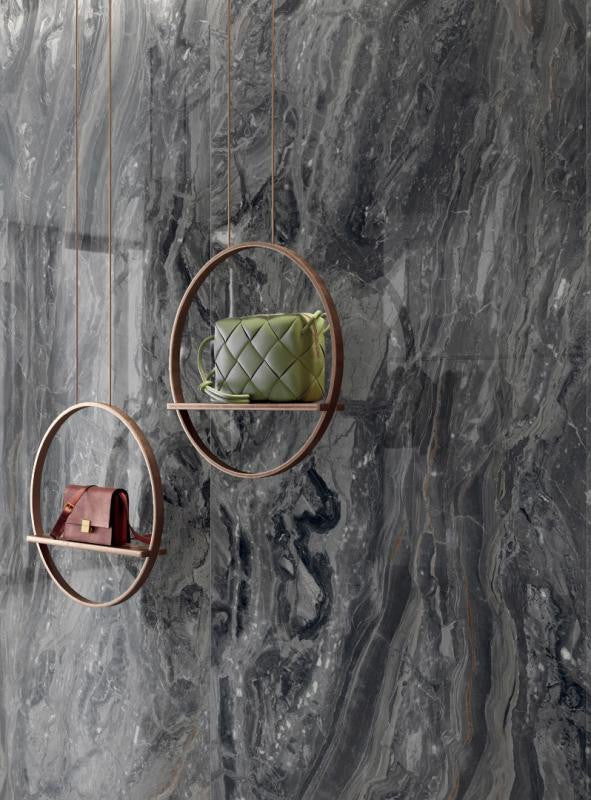 Perpetual Orobico Blend Polished 48x109 Marble Look Porcelain Panel Porcelain Tile
