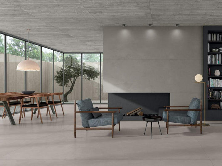 Azulejo de Porcelana con Apariencia de Concreto Cement Project Color20 Work 39x118