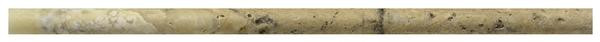 Antique Onyx Tumbled Travertine Pencil Liner 3/4x12