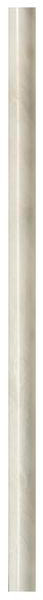 Pearl White Marble Pencil Liner Polished 5/8x12