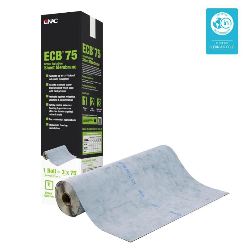 NAC ECB 75 Anti-Fracture Crack Isolation Membrane, 3 ft Roll