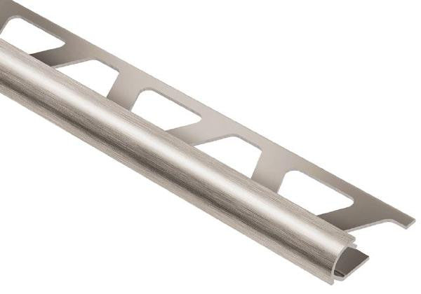 Schluter RONDEC Moldura de cuarto de círculo de níquel cepillado de 1/2"
