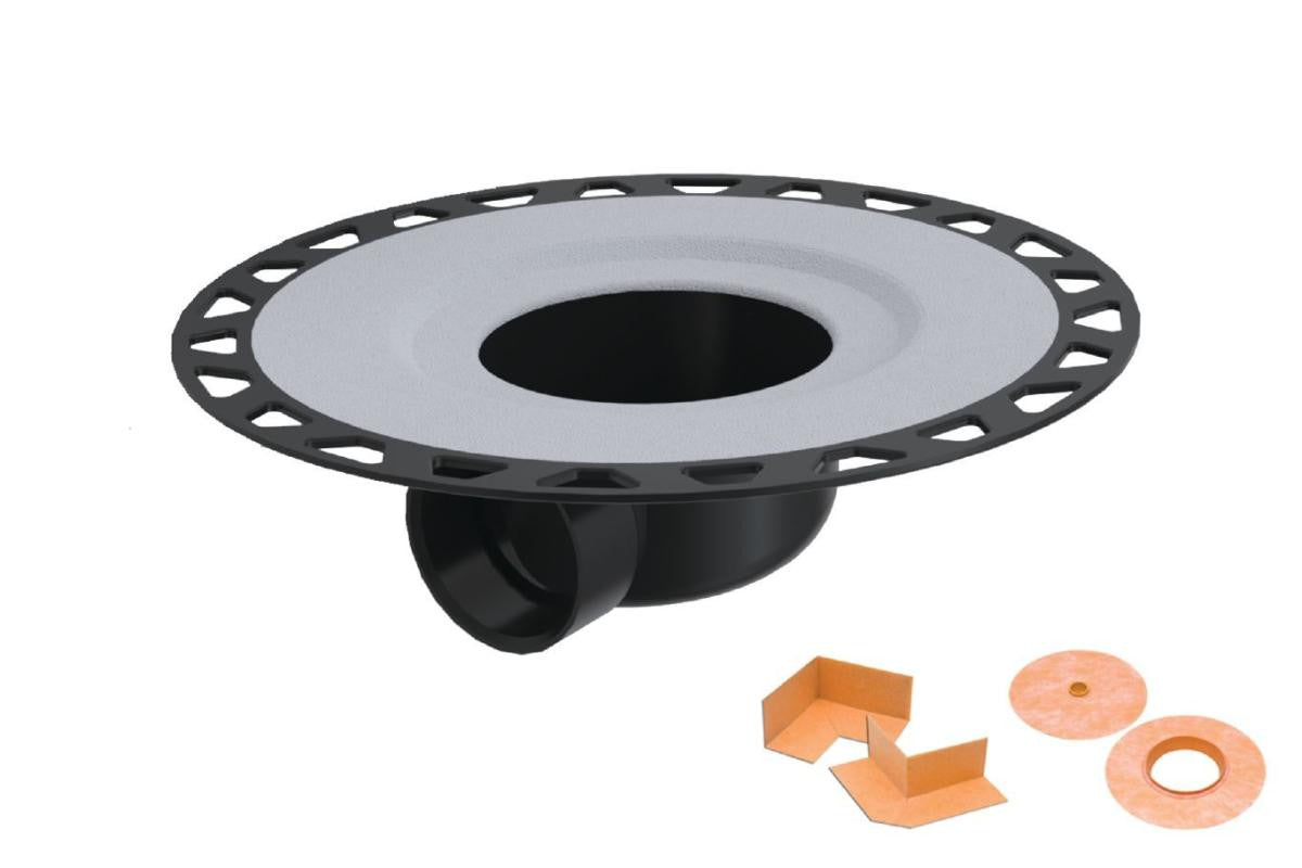KERDI-DRAIN ABS Horizontal Outlet, No Corners