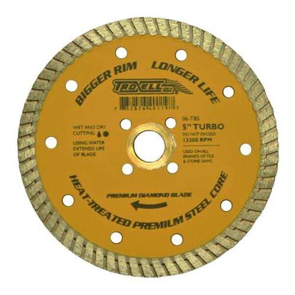 5" Turbo Diamond Blade for Angle Grinders