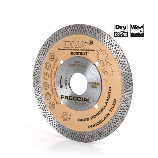 4" CGX DNA Evo Continuous Rim Diamond Blade