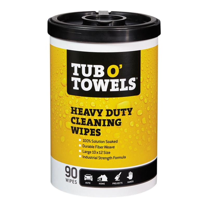 Toallitas de Limpieza Resistentes Tub O'Towels, Paquete de 90