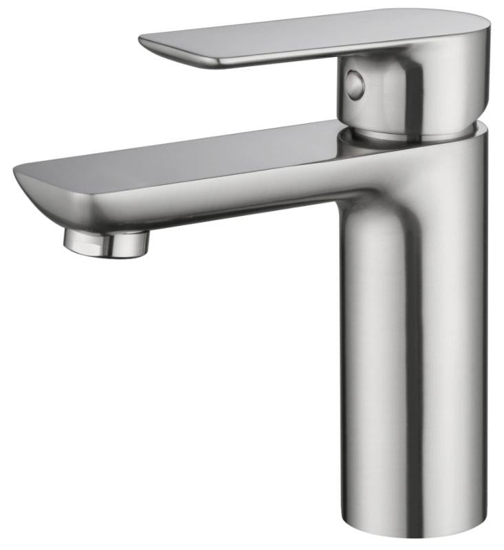 Grifo de lavabo monomando 02411BN - Níquel cepillado