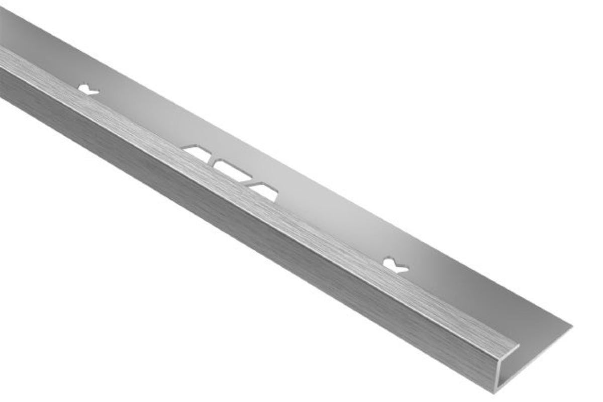 Moldura de borde de aluminio VINPRO-S de 3/16", cromo cepillado