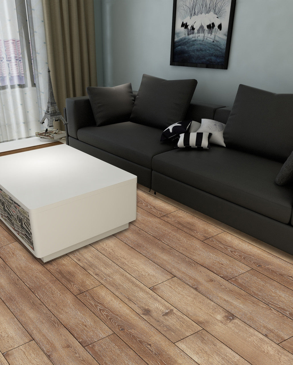 Madera II Cliff 7x48 Tabla de Vinilo de Lujo Aspecto Madera
