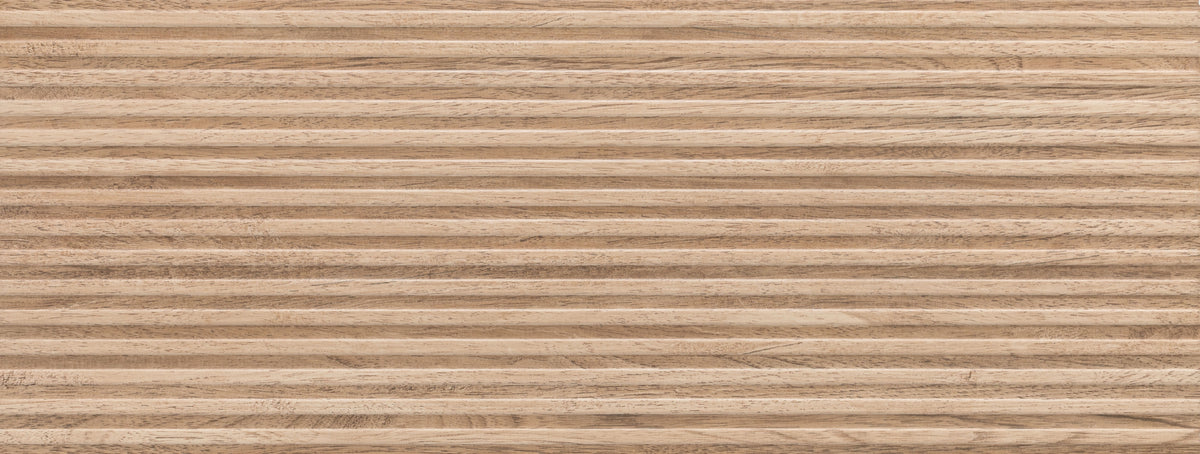 Filetto Camel 18x48 Fluted Ceramic Wall Tile