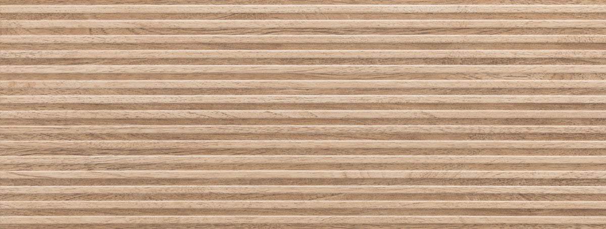 Filetto Camel 18x48 Fluted Ceramic Wall Tile