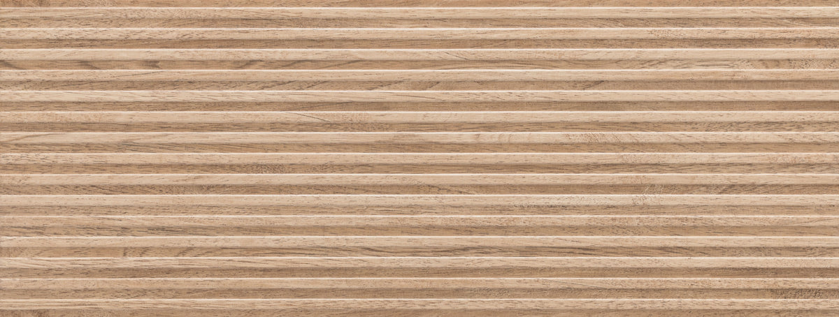 Filetto Camel 18x48 Fluted Ceramic Wall Tile