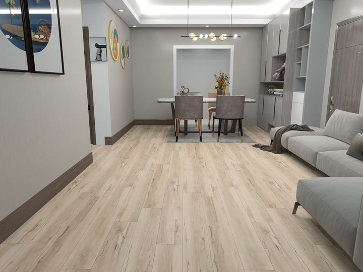 White Birch SPC 5mm/20mil w/Pad 7x48 Luxury Vinyl Plank