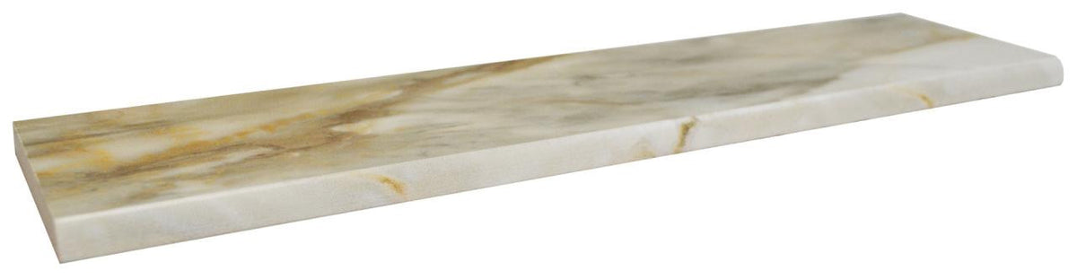 Classica Crema Polished Porcelain Bullnose 3x12