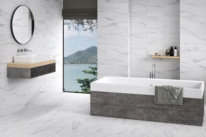 Michelangelo Gray Matte 4x13 Porcelain Subway Tile