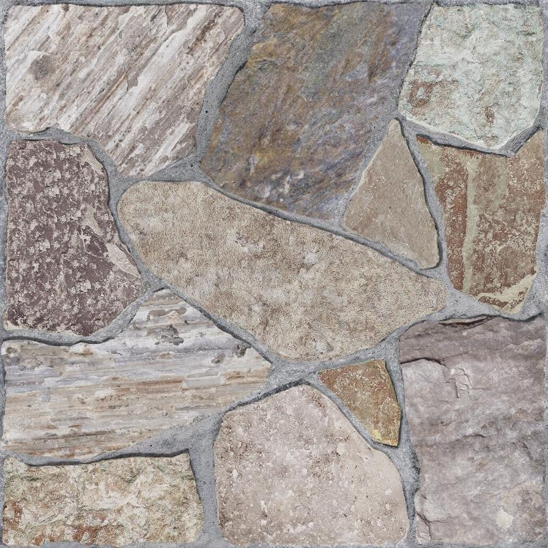 Piedra Amauri Multicolor 22x22 Stone Look Ceramic Tile