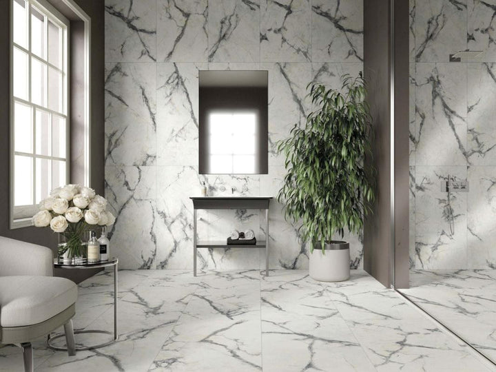 Charme Invisible Grey 12x24 Matte Porcelain Tile