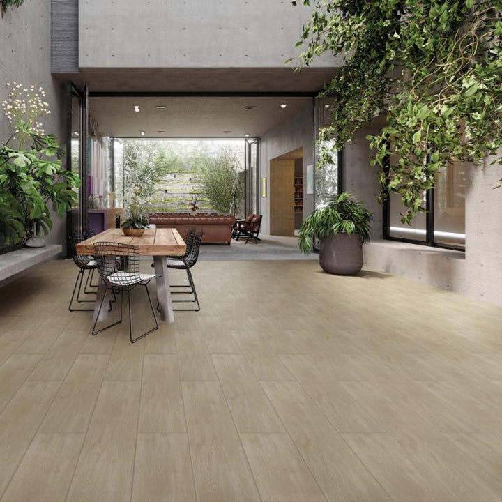 Maderato Nuez 8x48 Walnut Wood Look Porcelain Plank Tile