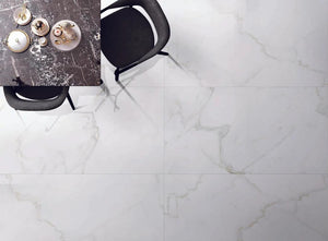 Marble Calacatta Polished 48x48 Marble Look Porcelain Tile