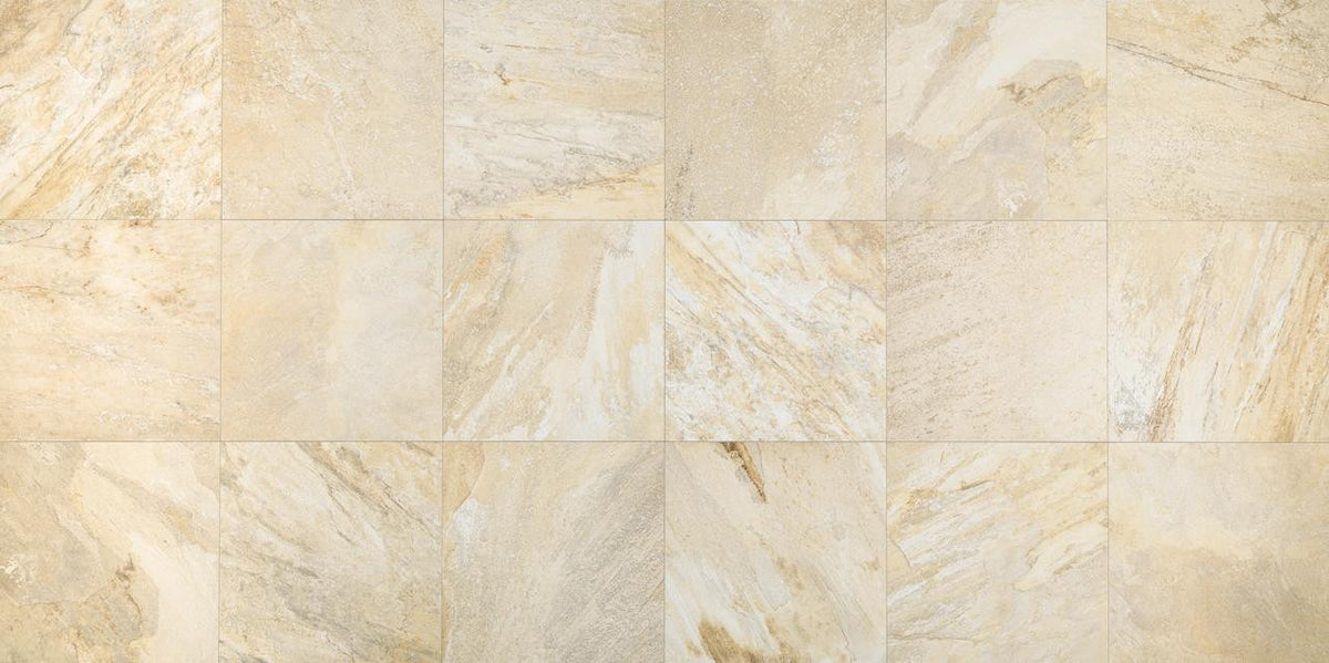Place Almond 24x24 Contemporary Porcelain Floor Tile