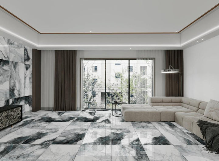 Smoke Ash Polished 24x48 Porcelain Tile