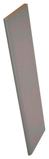 Maiolica Tender Grey Ceramic Bullnose 3x10
