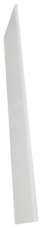 Cerámica Signature brillante blanca con borde redondeado 4x16