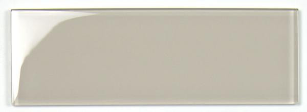 Clear Creme 4x12 Glass Subway Tile