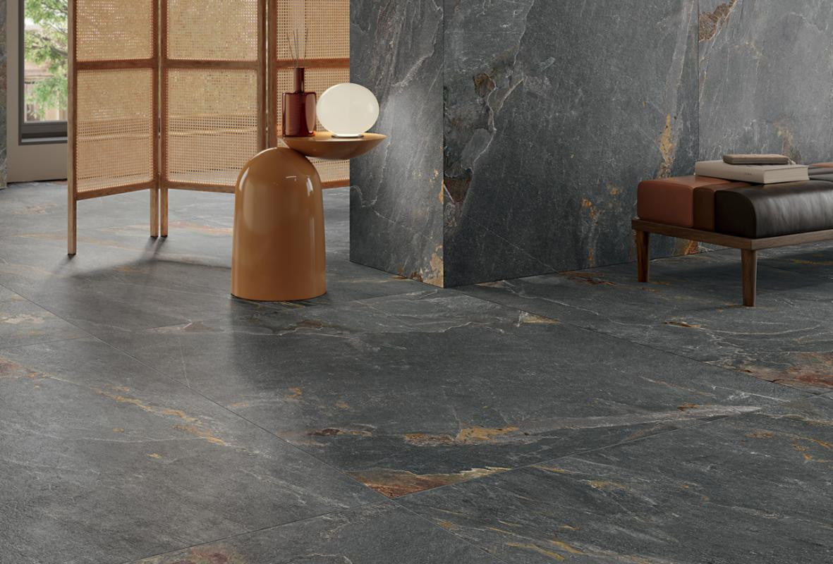 Panel de porcelana de aspecto piedra Stone Trace Hollow 48x109