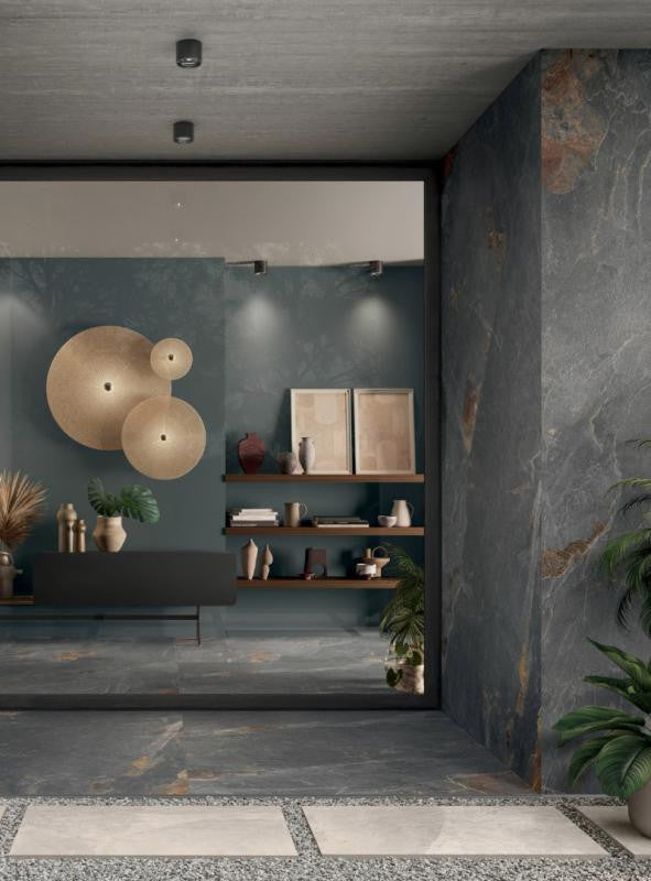 Panel de porcelana de aspecto piedra Stone Trace Hollow 48x109