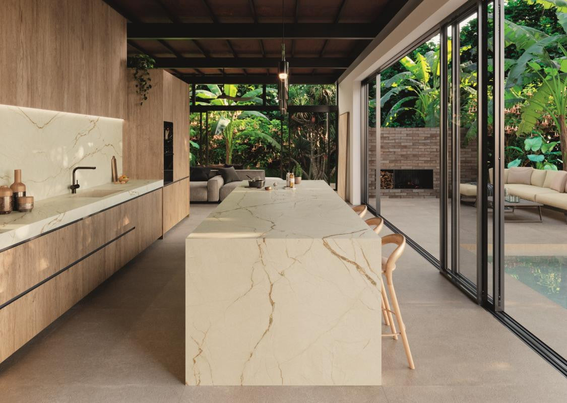 Panel de porcelana Coverlam Canela Roma 48x109