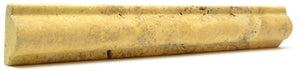 Revestimiento de travertino dorado tamboreado de 1-3/4x12