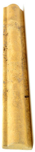 Revestimiento de travertino dorado tamboreado de 1-3/4x12