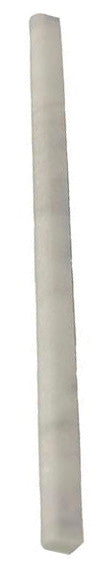 Carrara White Polished Marble Pencil Liner 0.4x12