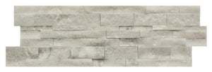 Carrara White 6x18 Split Face Marble Wall Panel Marble Tile