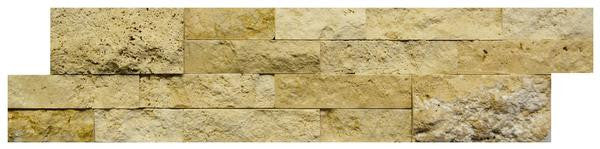 Light Travertine 6x24 Splitface Ledger Panel Travertine Tile