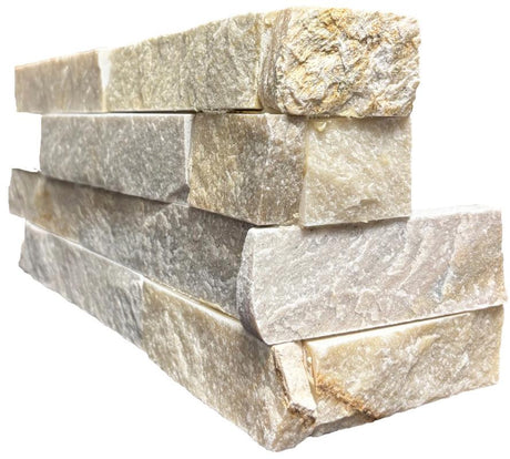 Sunset Corner Stacked Stone tiles