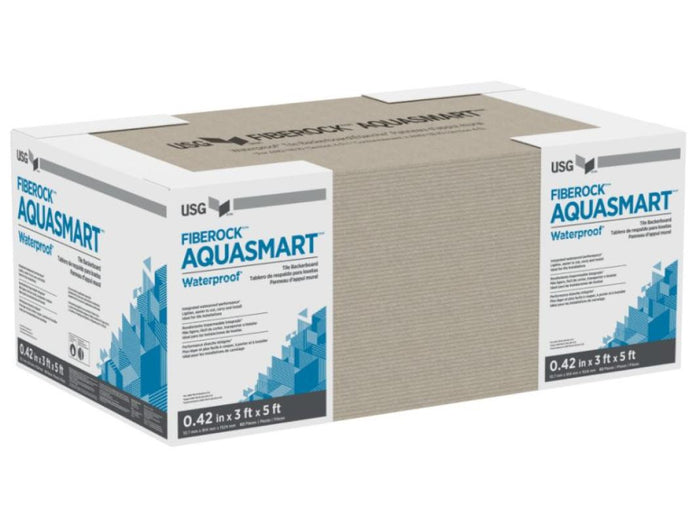 USG Fiberock Aqua-Tough Tile Backerboard, 0.42 in x 3x5 ft 1