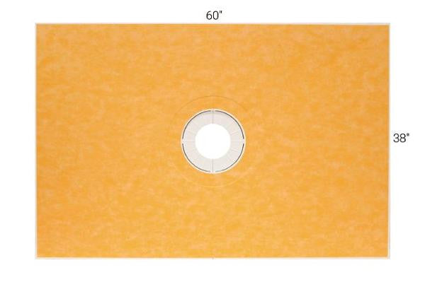 KERDI Shower Tray 38x60" Center Drain 1