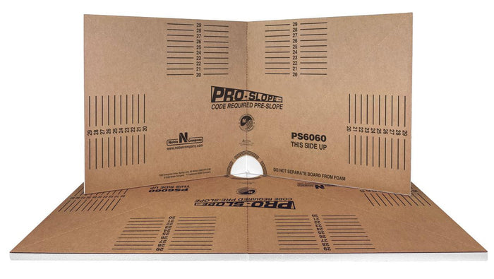 ProSlope with Positive Weep Protector 60" x 60" Tray 1