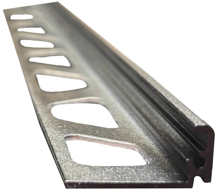 Schluter JOLLY 10' 3/8" Aluminum Matte Black Edge Trim
