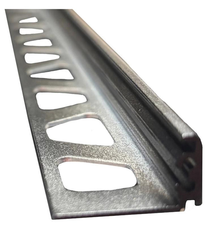 JOLLY 10' 1/2" Matte Black Aluminum Tile Edge Trim 1